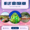 Tour Đà Lạt Bốn Mùa Hoa 3 Ngày 3 Đêm