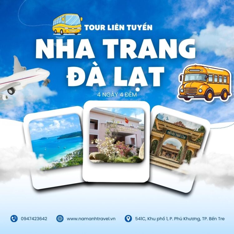 Tour Liên Tuyến Nha Trang - Đà Lạt 4 Ngày 4 Đêm