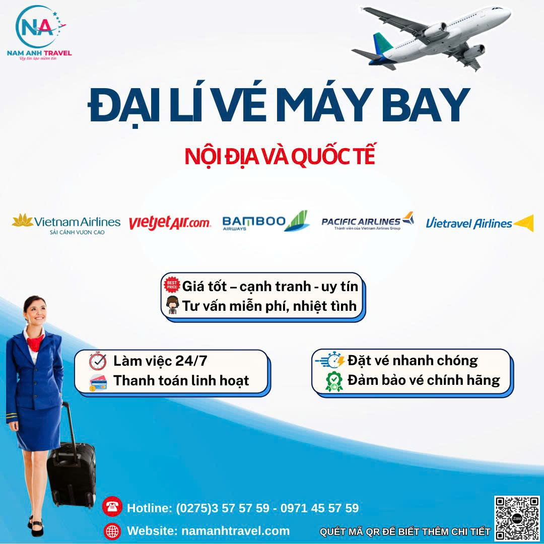 Đại lý vé máy bay uy tín tại Bến Tre mb